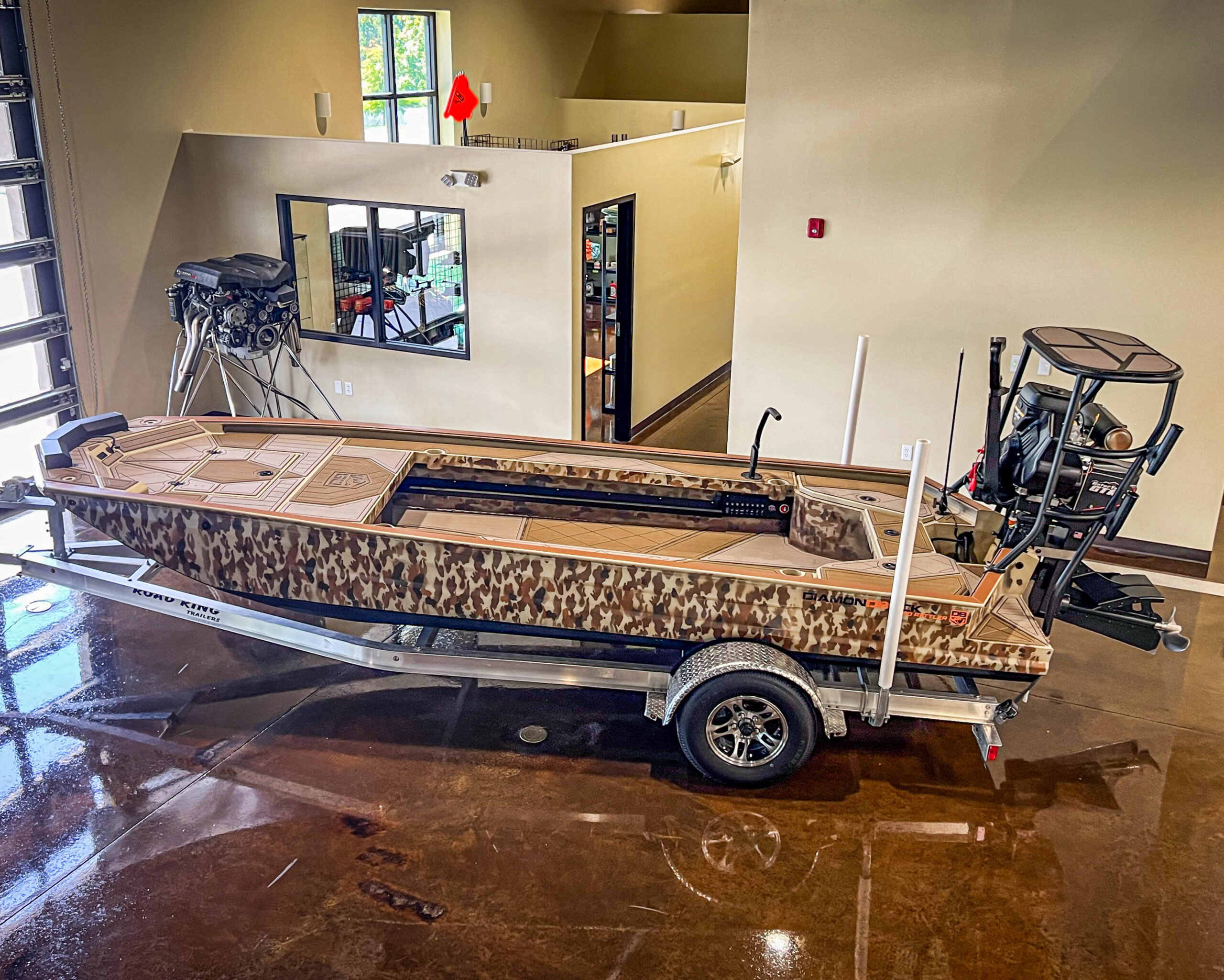 Shallow water fishing setup